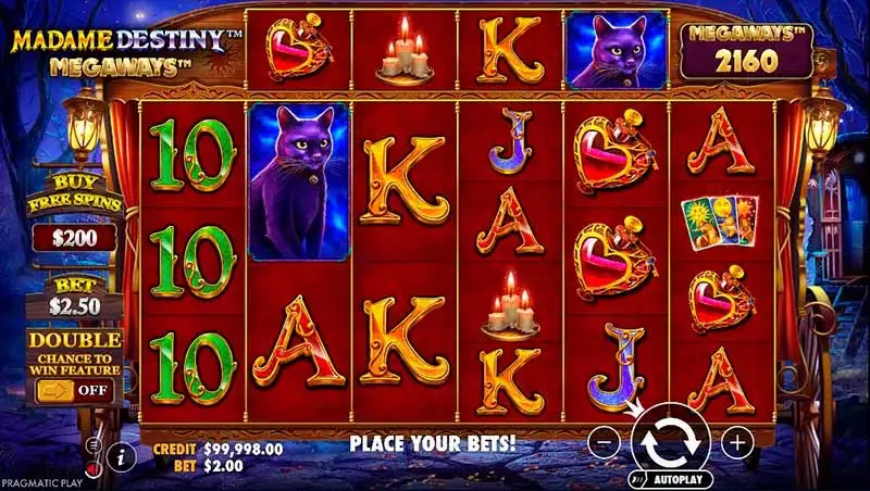 Madame Destiny Megaways Screenshot