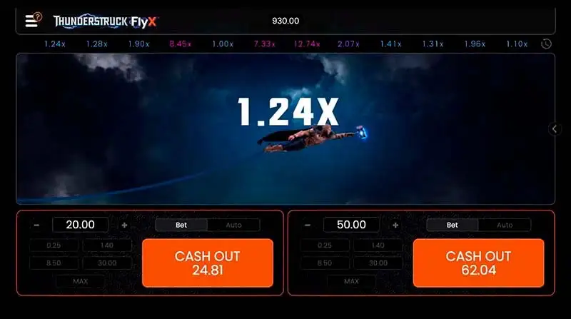 Thunderstruck FlyX Free Demo